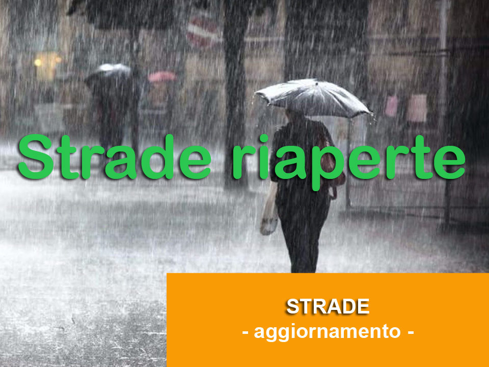 Aggiornamento strade aperte